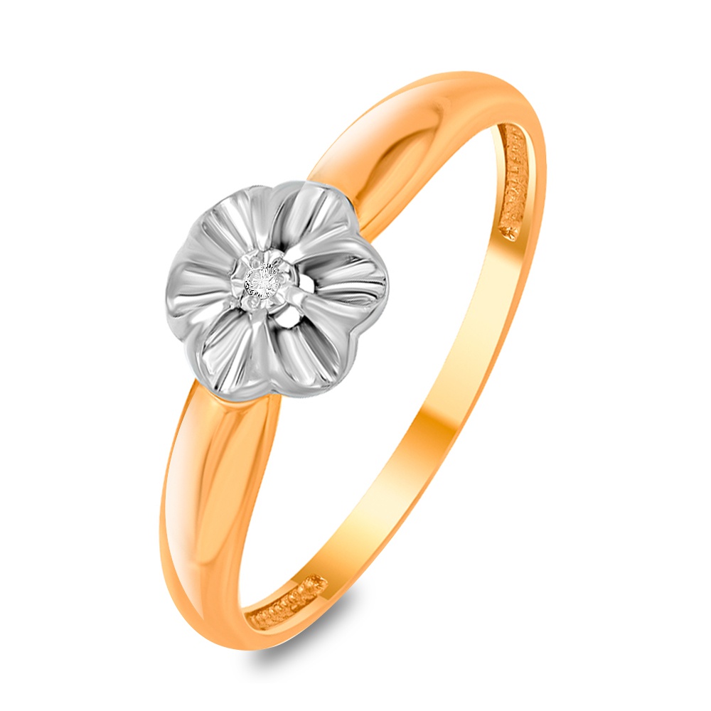 

Кольцо из золота р. , 585Gold 101015449, бриллиант, 101015449