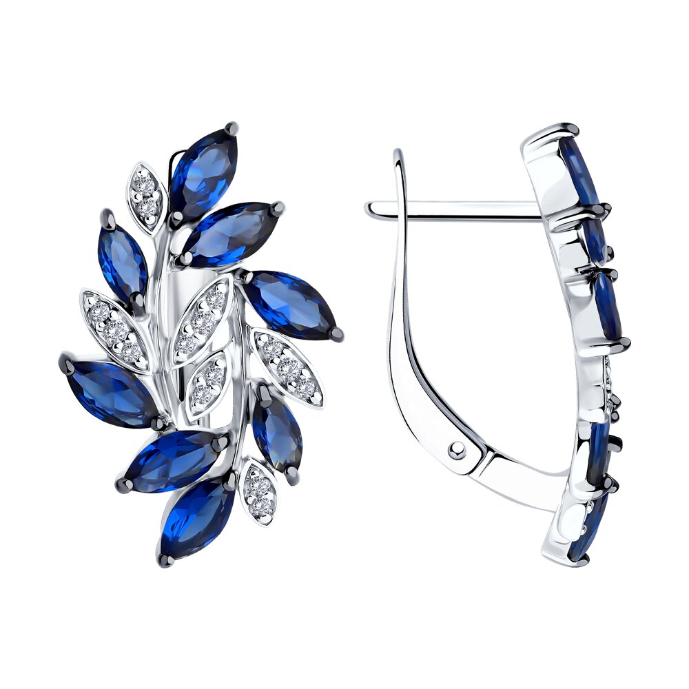

Серьги из серебра SOKOLOV 94026428, фианит, 94026428