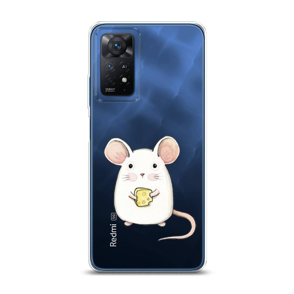 фото Силиконовый чехол "мышка" на xiaomi redmi note 11e pro awog