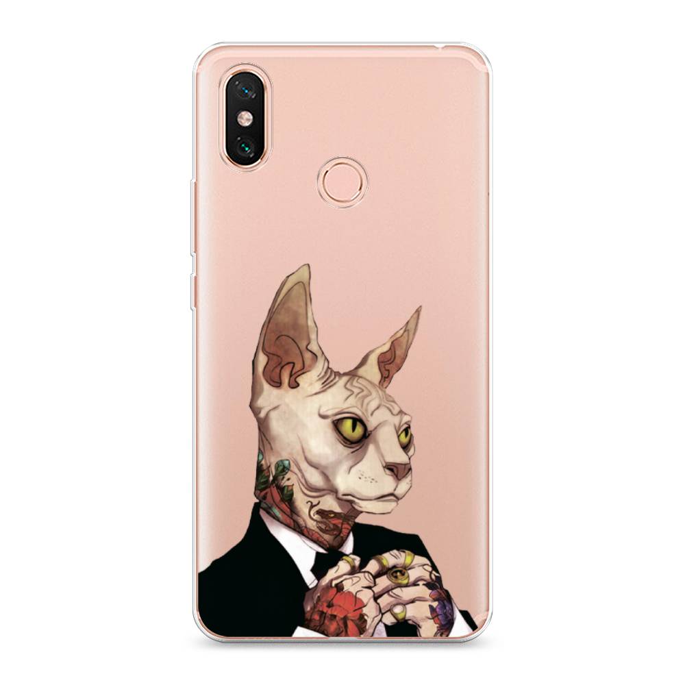 

Чехол Awog на Xiaomi Mi Max 3 "Татуированный сфинкс", Разноцветный, 34350-7