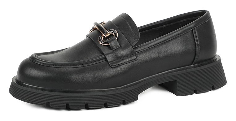 

Лоферы женские T.Taccardi YYQ24W-35 черные 38 RU, Черный, YYQ24W-35