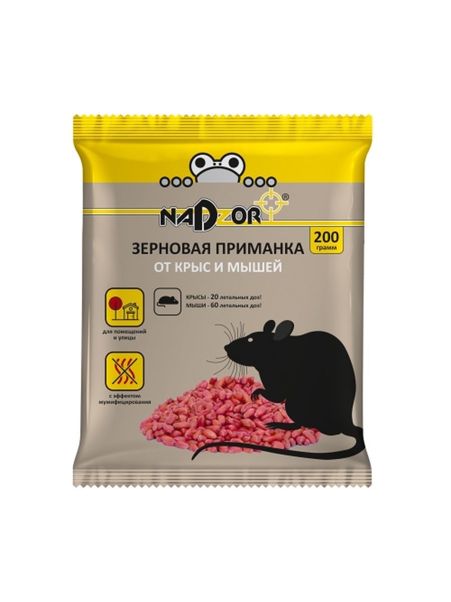 

Гранулы от грызунов Nadzor 28746 200 г