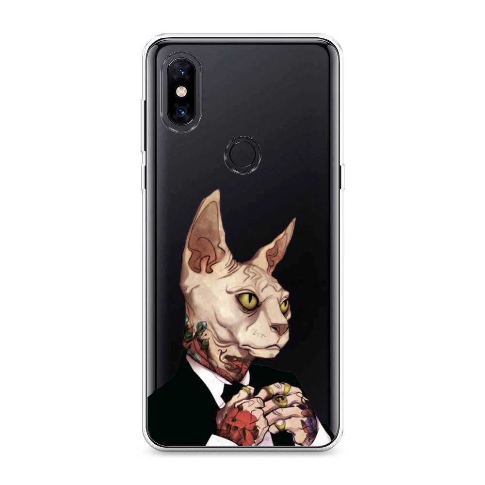 

Чехол Awog на Xiaomi Mi Mix 3 "Татуированный сфинкс", Разноцветный, 34950-7