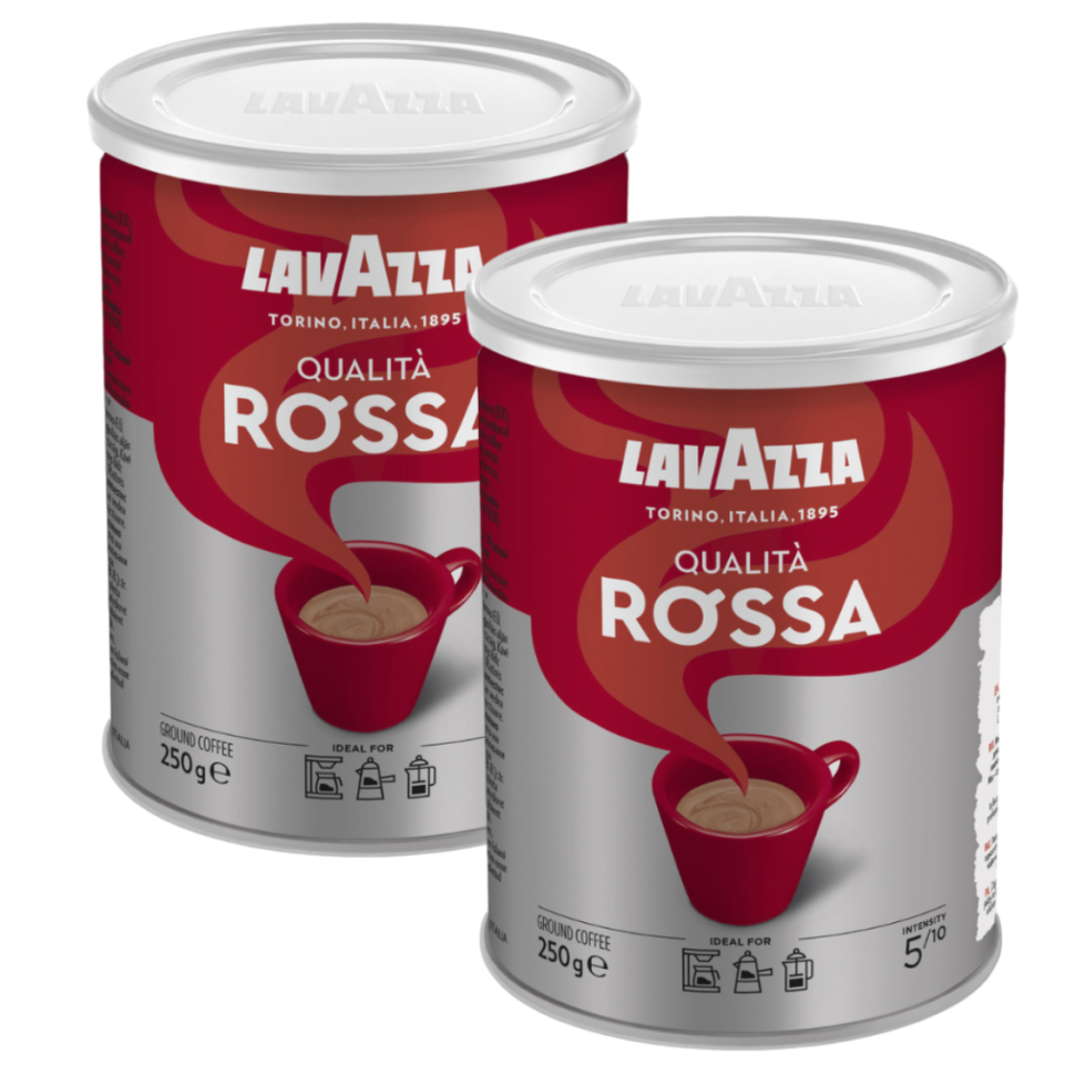

Кофе черный lavazza rossa молотый 250 грамм 2 штуки