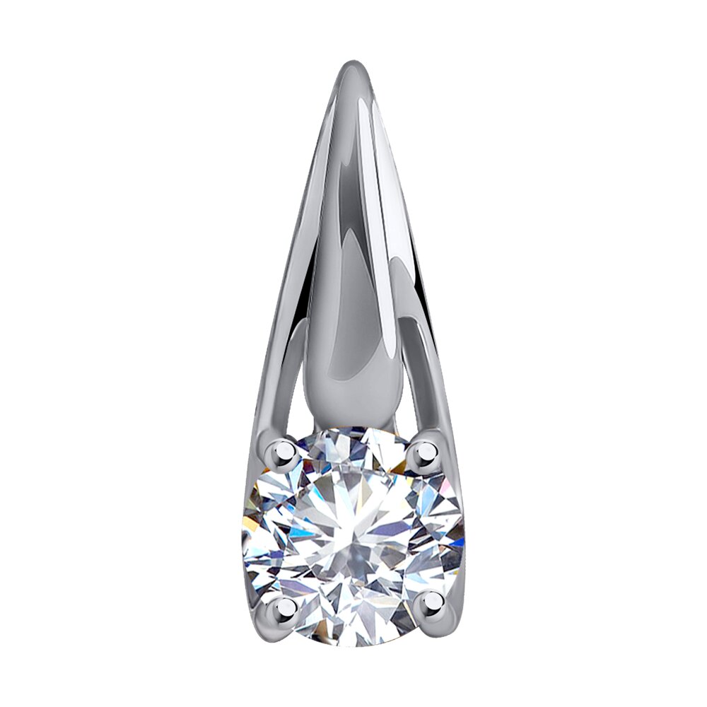 

Кулон из белого золота Diamant 52-130-01727-1, фианит, 52-130-01727-1