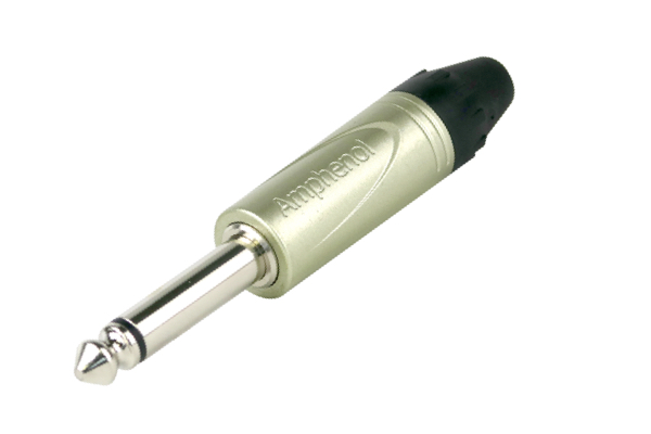 

Кабельный разъем mono jack 6,5 мм (TS) Amphenol QM2P, Никель, Amphenol QM2P