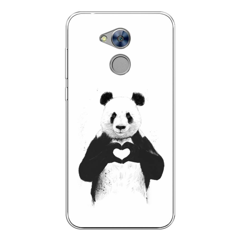 

Чехол Awog на Honor 6A "Панда love", Разноцветный, 63650-10