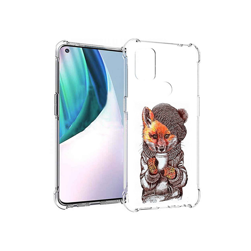 

Чехол MyPads Tocco для OnePlus Nord N10 5G лиса в шапке (PT227047.129.437), Tocco
