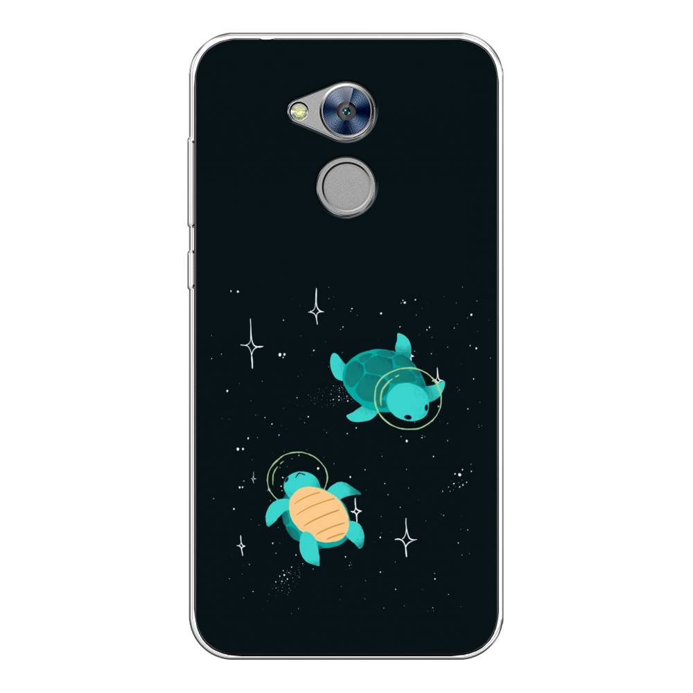 

Чехол Awog на Honor 6A "Черепашки космонавты", Разноцветный, 63650-4