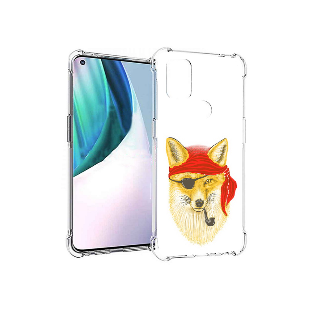

Чехол MyPads Tocco для OnePlus Nord N10 5G лиса-пират (PT227047.129.440), Прозрачный, Tocco