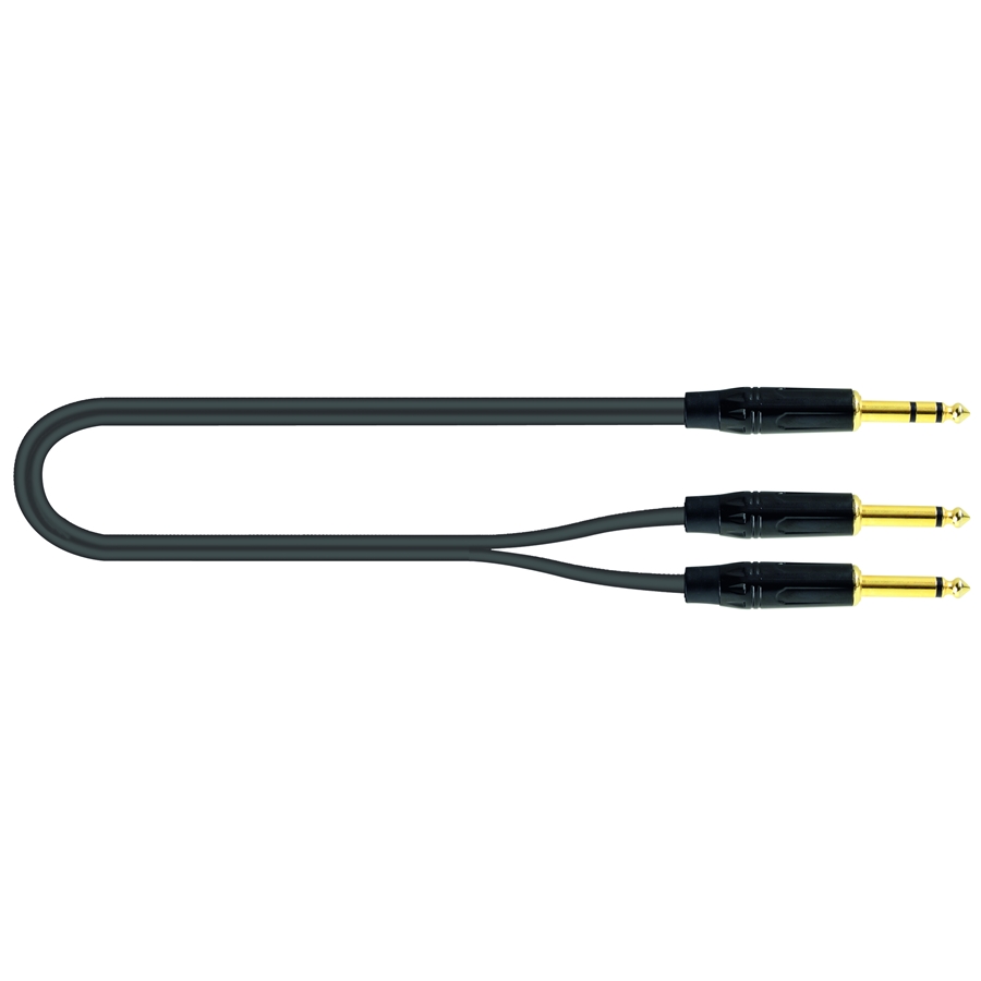 5 компонентный кабель Quik Lok JUST JS2JM 5 разъёмы Stereo Jack Male - 2 Mono Jack Male