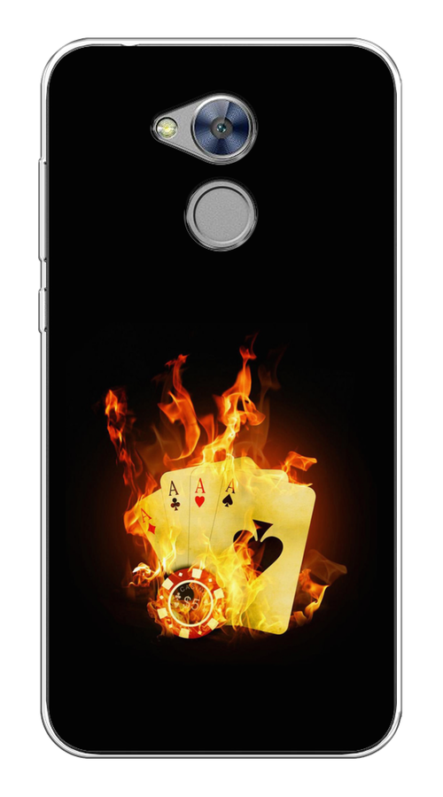 

Чехол Awog на Honor 6A "Горящие карты", Разноцветный, 63650-9