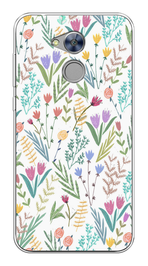 

Чехол Awog на Honor 6A "Полевые цветы рисунок", Разноцветный, 63650-8