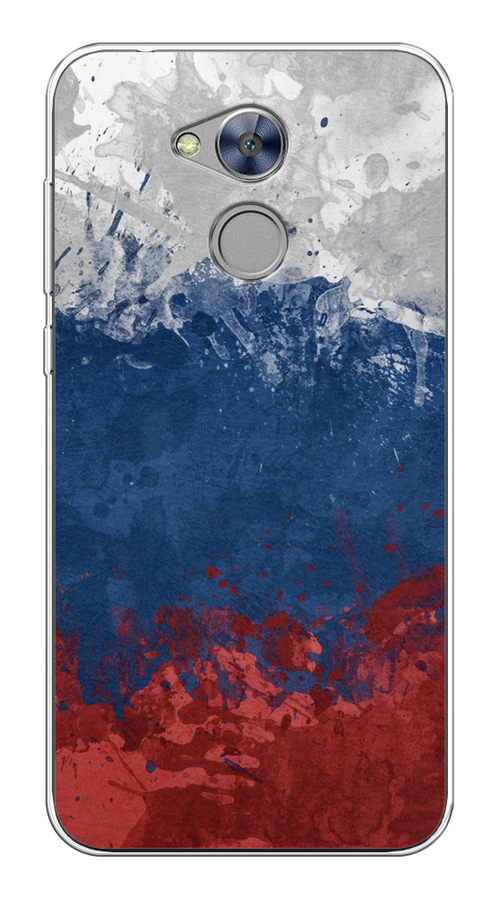 

Чехол Awog на Honor 6A "Флаг России неровный", Разноцветный, 63650-5