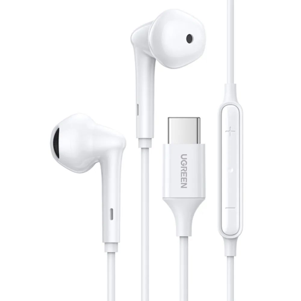 

Наушники uGreen EP101 Wired Earphones Type-C White (60700), EP101 Wired Earphones Type-C