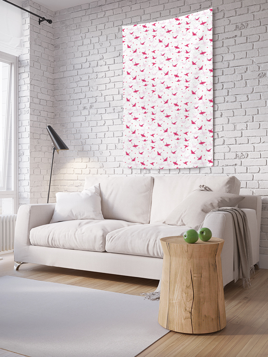 

Вертикальное фотопанно на стену JoyArty Бумажные журавли 100x150 см, Бумажные журавли