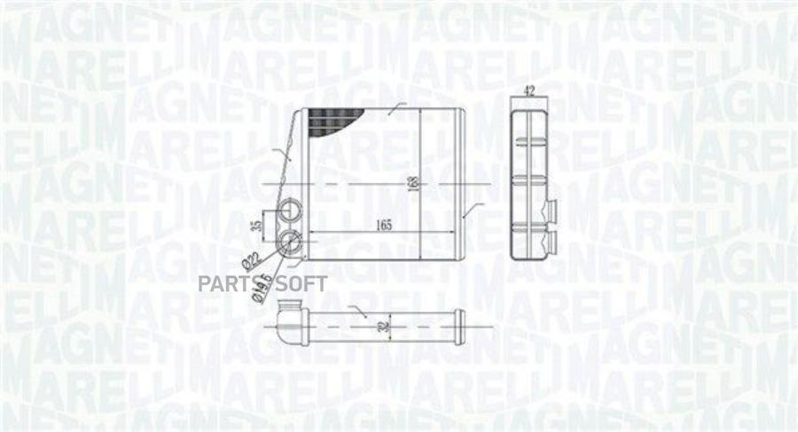 

Радиатор Отопителя Nissan Micra, Clio Iii MAGNETI MARELLI арт. 350218440000