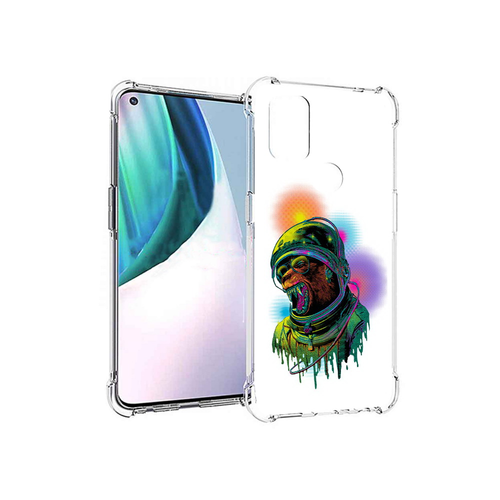 

Чехол MyPads Tocco для OnePlus Nord N10 5G медведь космонавт (PT227047.129.466), Прозрачный, Tocco