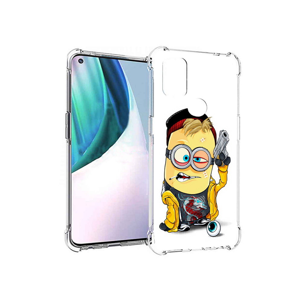 

Чехол MyPads Tocco для OnePlus Nord N10 5G миньон бандит (PT227047.129.475), Прозрачный, Tocco