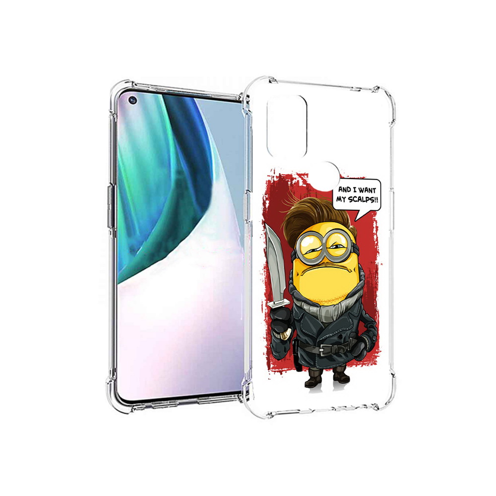 

Чехол MyPads Tocco для OnePlus Nord N10 5G миньон убийца (PT227047.129.477), Прозрачный, Tocco