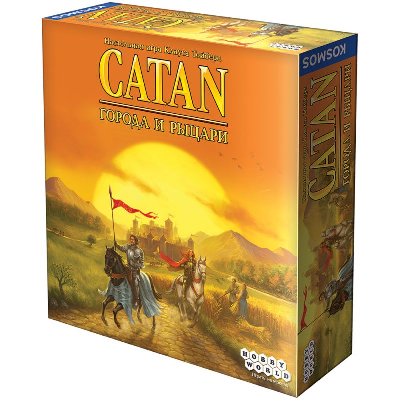 Настольная игра Hobby world Колонизаторы Catan : Города и рыцари 2024 Доп