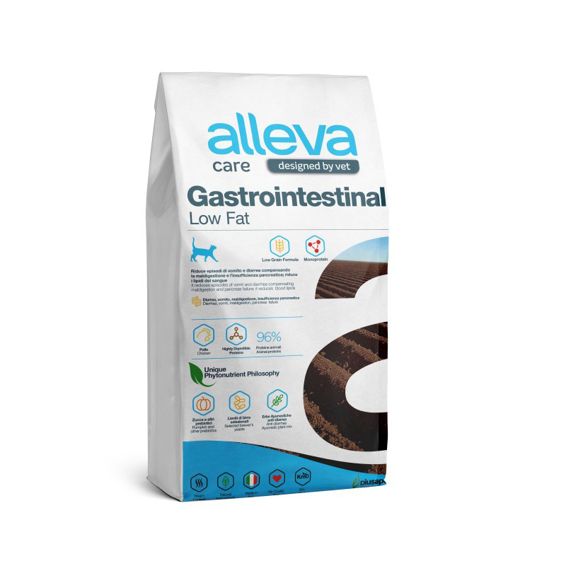 Сухой корм для кошек Alleva Care Cat Gastrointestinal Low Fat, с курицей, 5 кг