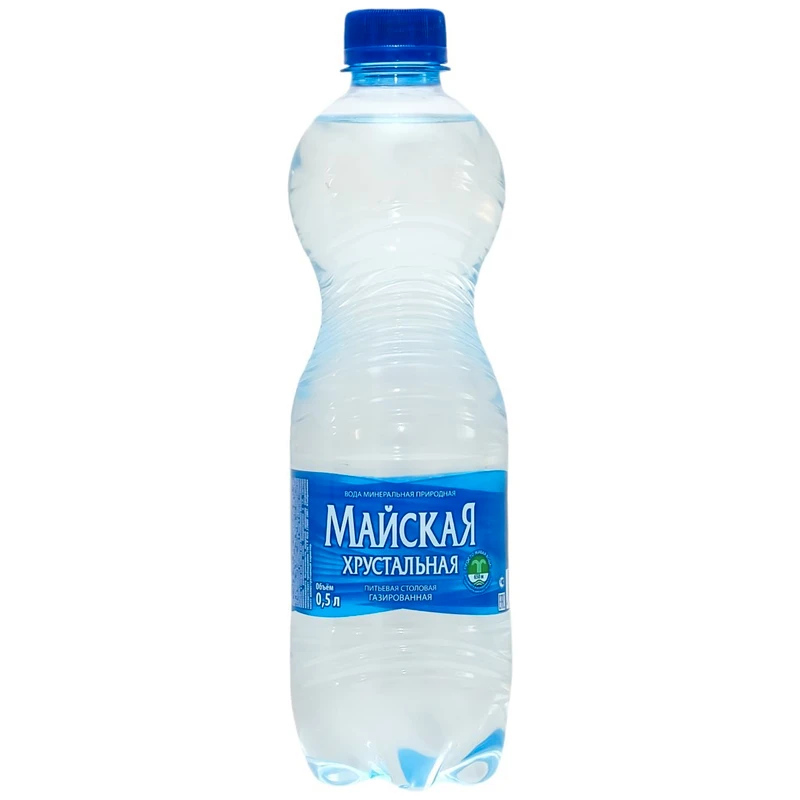 

Вода минеральная Майская хрустальная газированная, столовая, 500 мл