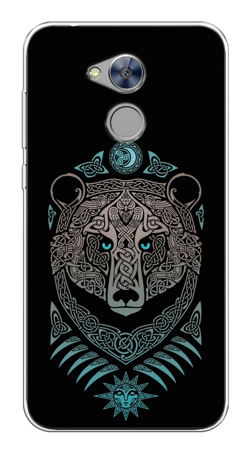 

Чехол Awog на Honor 6A "Кельтский медведь", Разноцветный, 63650-2