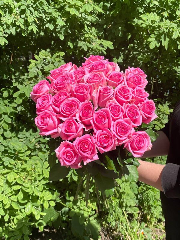 фото Букет из 31 розовой розы ревиваль 60 см buy buket rev3160