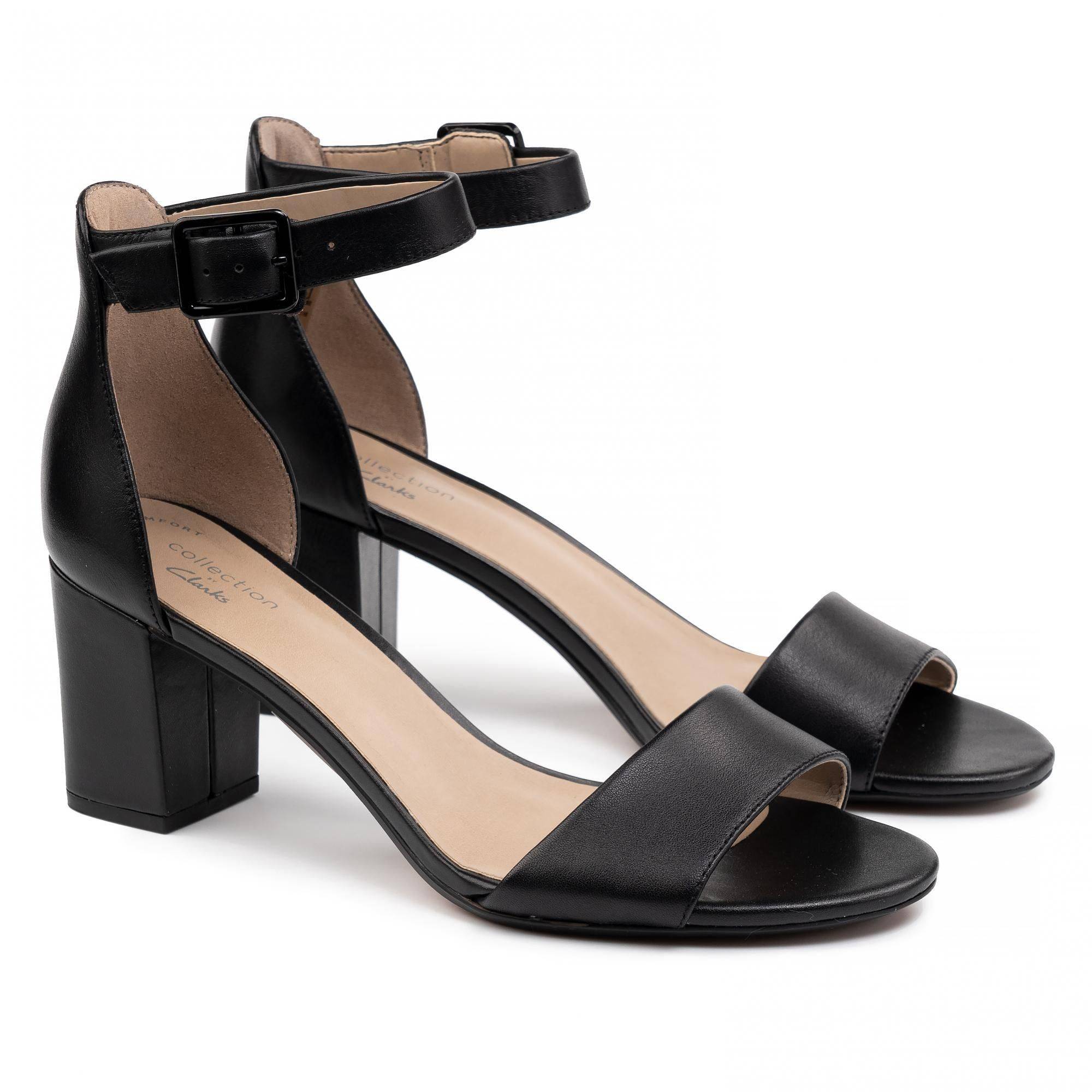 

Босоножки женские Clarks Deva Mae 26140007 черные 38 EU, Черный, Deva Mae 26140007