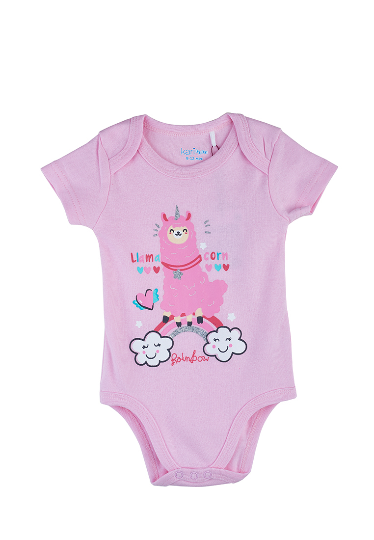 

Боди детское Kari baby SS20B04300501 розовый р.74, SS20B04300501