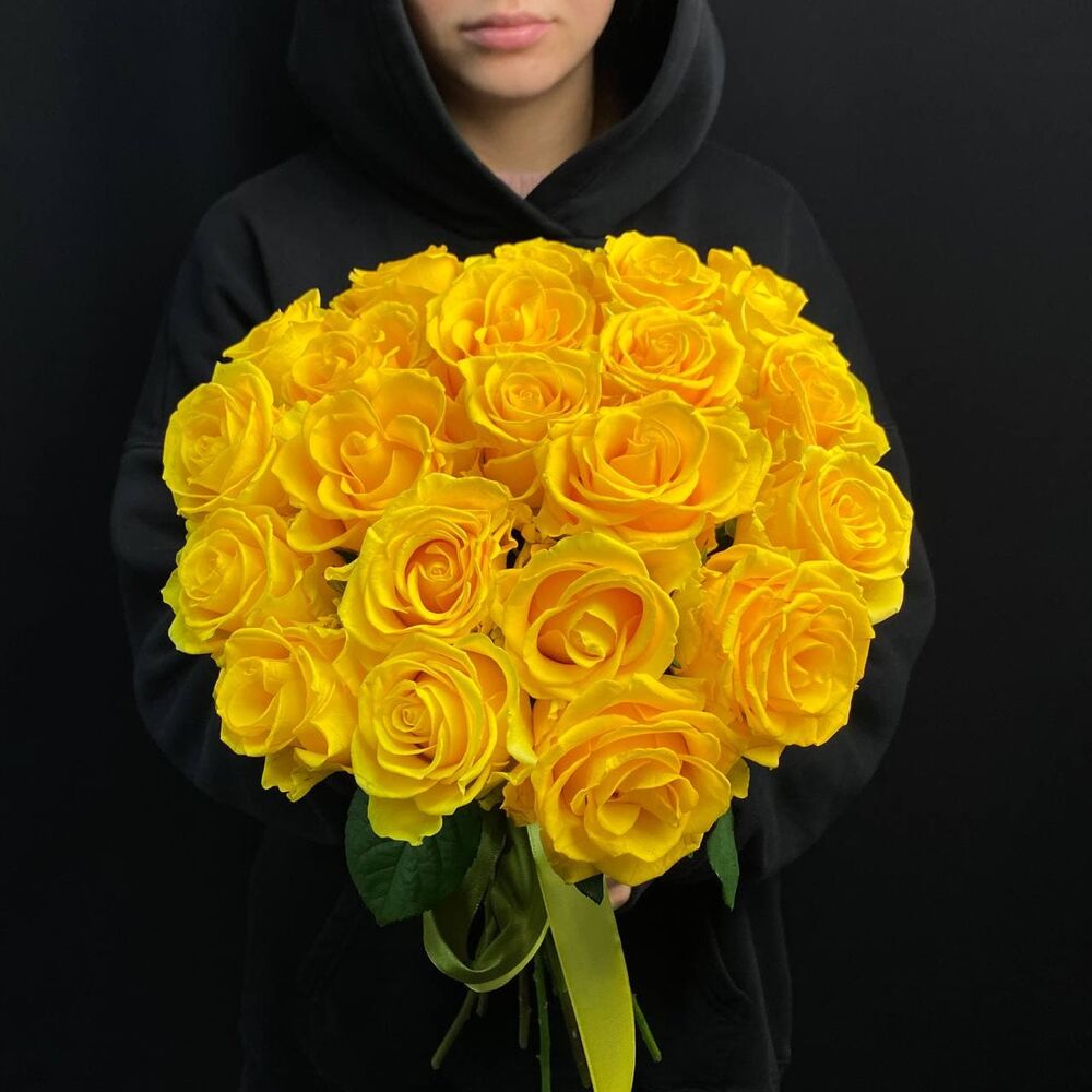 фото Букет из 21 розы пенни лейн (желтая) buy buket z2150