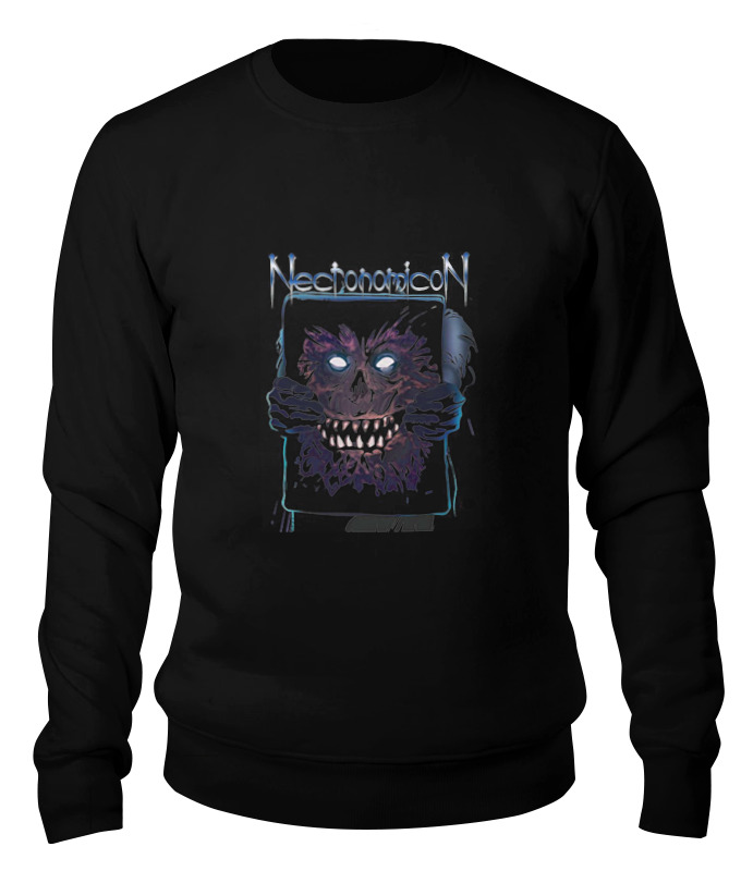 

Свитшот унисекс Printio Necronomicon черный S, Necronomicon