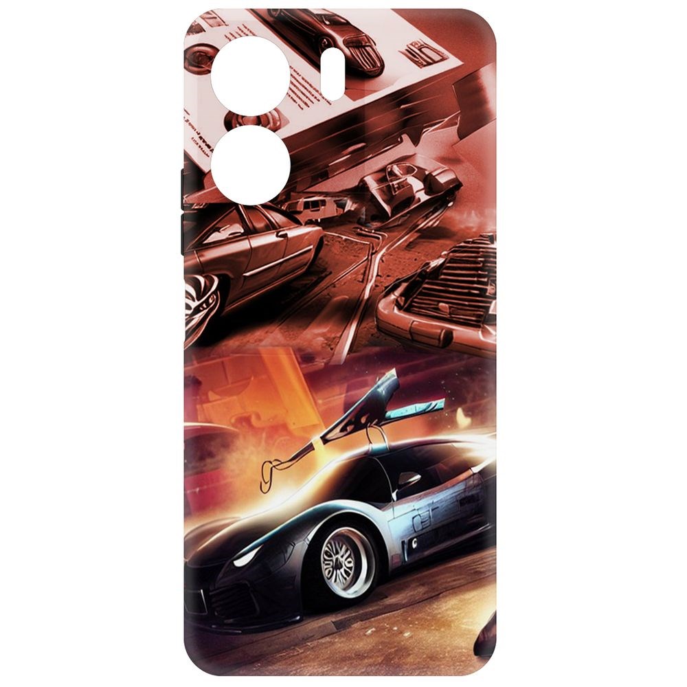 

Чехол-накладка Krutoff Soft Case Автодинамика для Xiaomi Redmi 13C черный