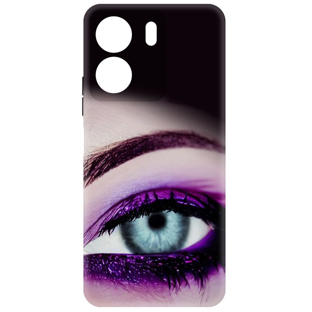 

Чехол-накладка Krutoff Soft Case Взгляд для Xiaomi Redmi 13C черный