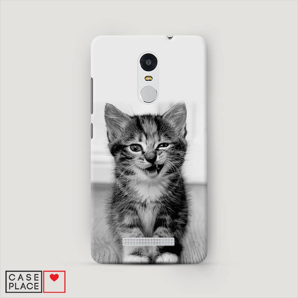 

Пластиковый чехол "Подмигивающий котенок" на Xiaomi Redmi Note 3