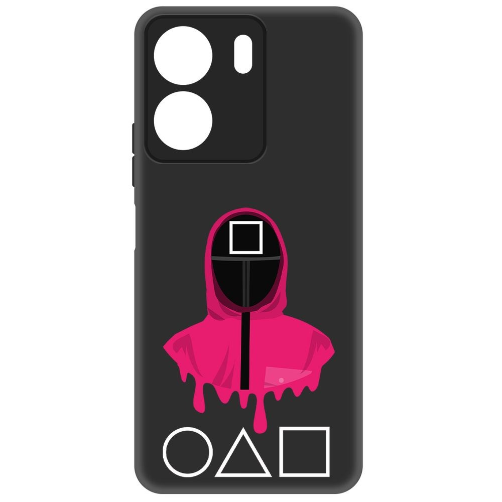 

Чехол-накладка Krutoff Soft Case Игра в кальмара-Начальник для Poco C65 черный