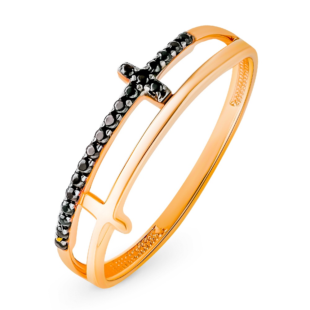 

Кольцо из красного золота р.  585Gold 301011955, фианит, 301011955