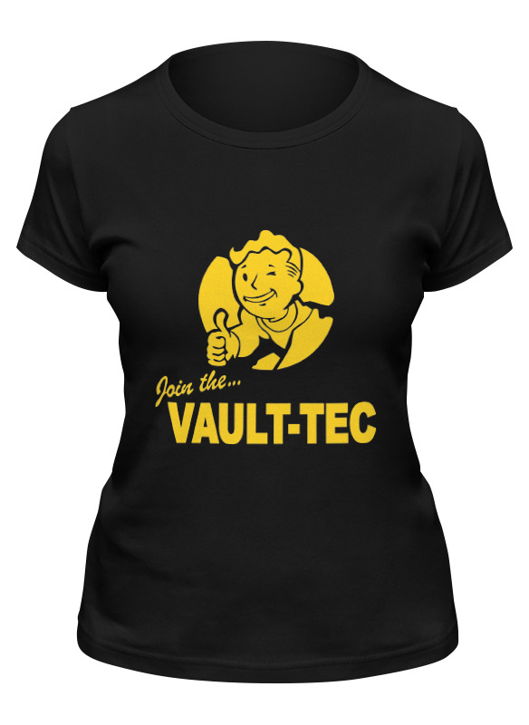 

Футболка женская Printio Fallout vault-tec черная 2XL, Черный, Fallout vault-tec