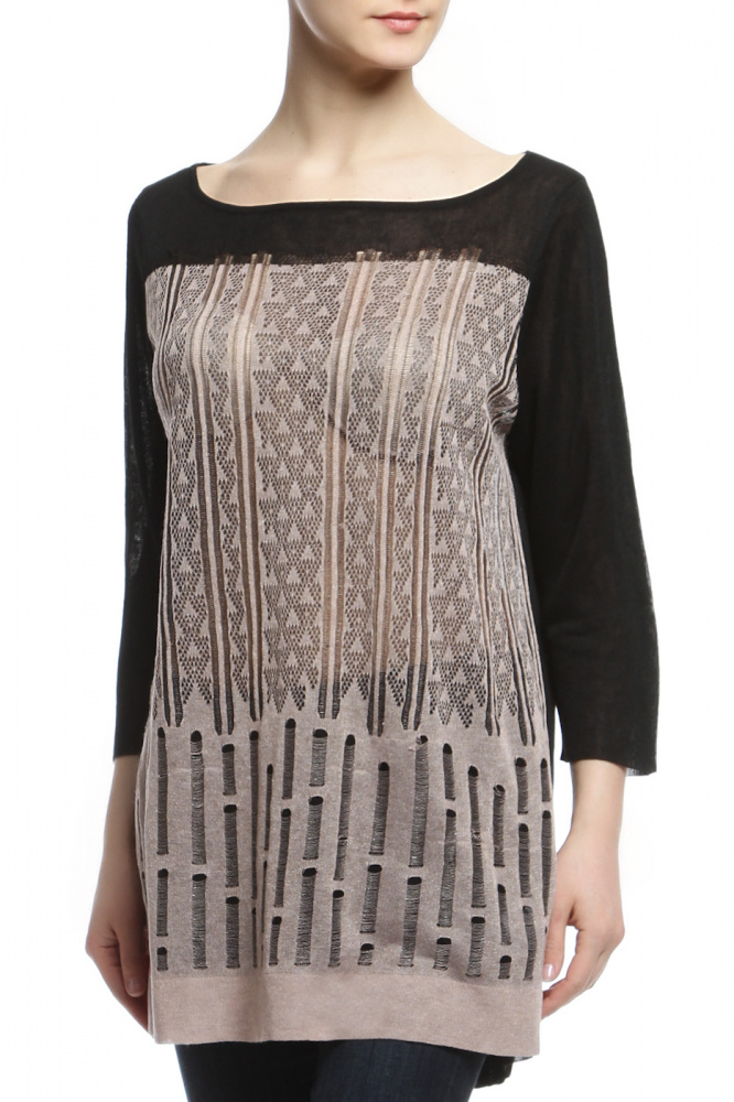 

Туника женская STELLA GUARDINO SG92019 бежевая 44, SG92019