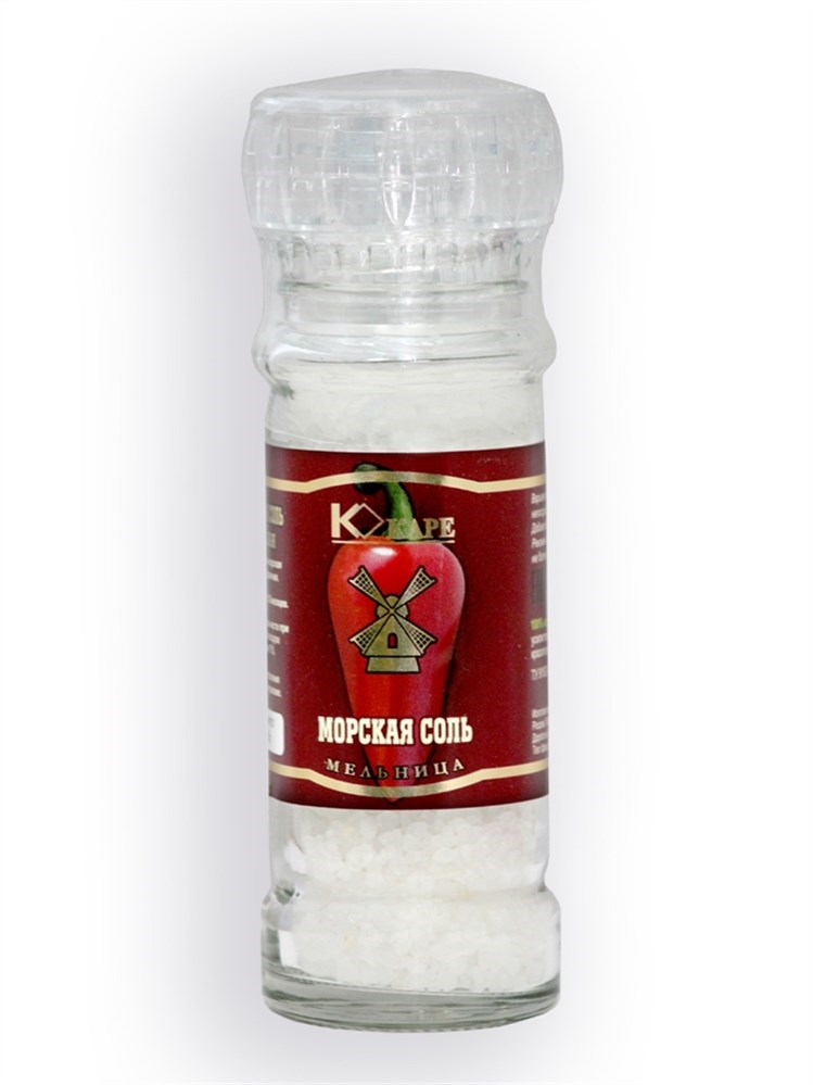 

Мельница Каре соль морская, 110г
