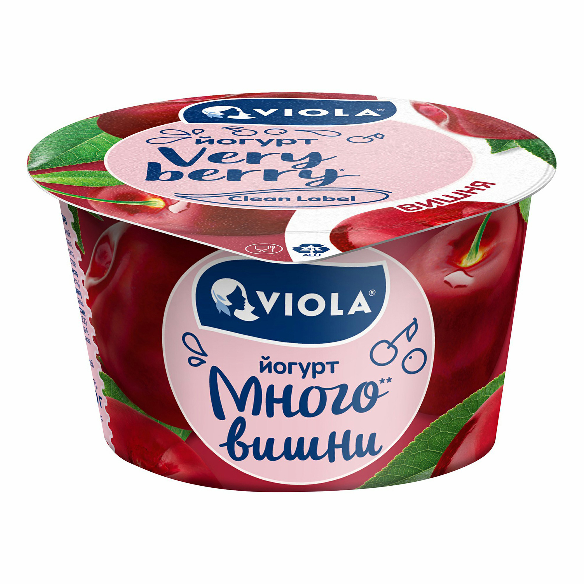 

Йогурт Valio Viola Clean Label вишня 2,6% 180 г