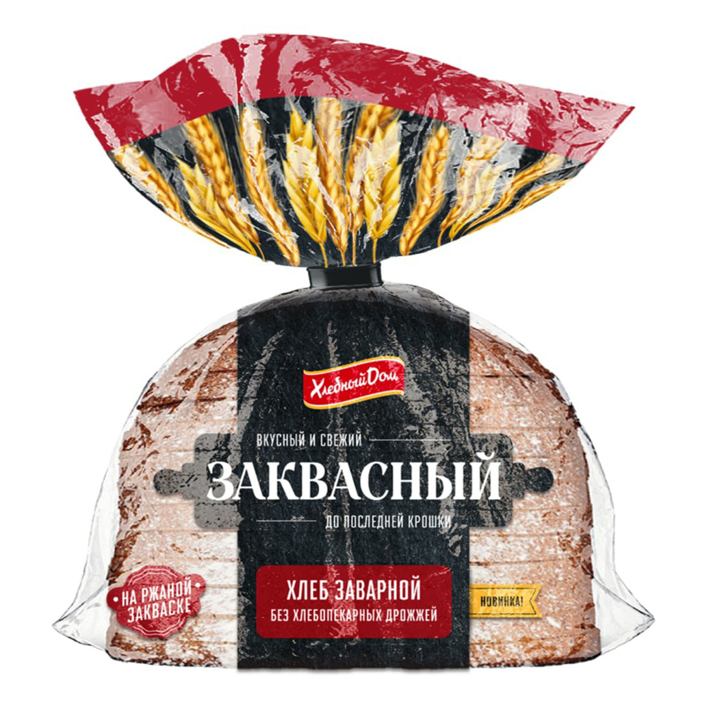 

Хлеб Хлебный Дом Заквасный заварной ржано-пшеничный бездрожжевой в нарезке 350 г