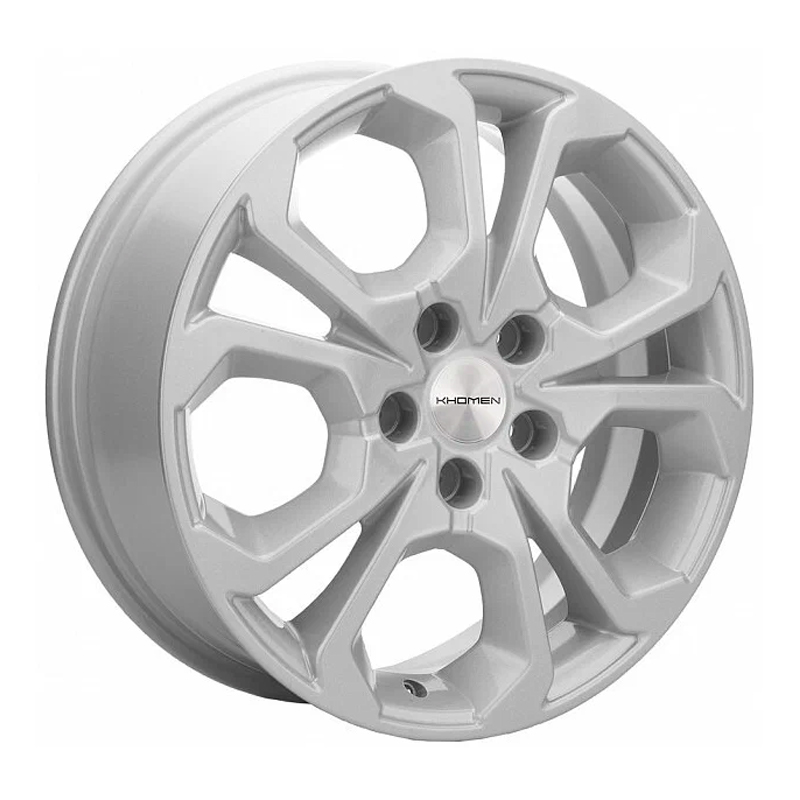 

Колесный диск Литой Khw1711 (Coolray) 6,5 17 5 114,3 45 54,1 F-Silver KHOMEN WHEELS WHS508, Серебристый