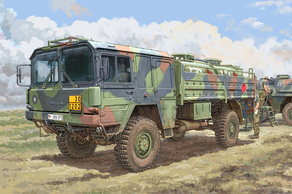 фото Сборная модель hobbyboss 1/35 lkw 5t mil glw 85508