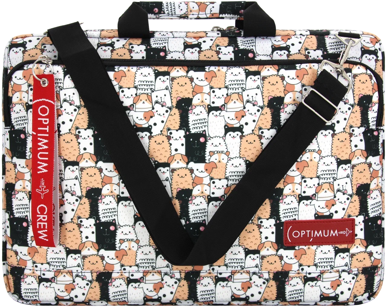 

Сумка для ноутбука унисекс Optimum Ultra-1 18" собаки, Разноцветный, Ultra-1