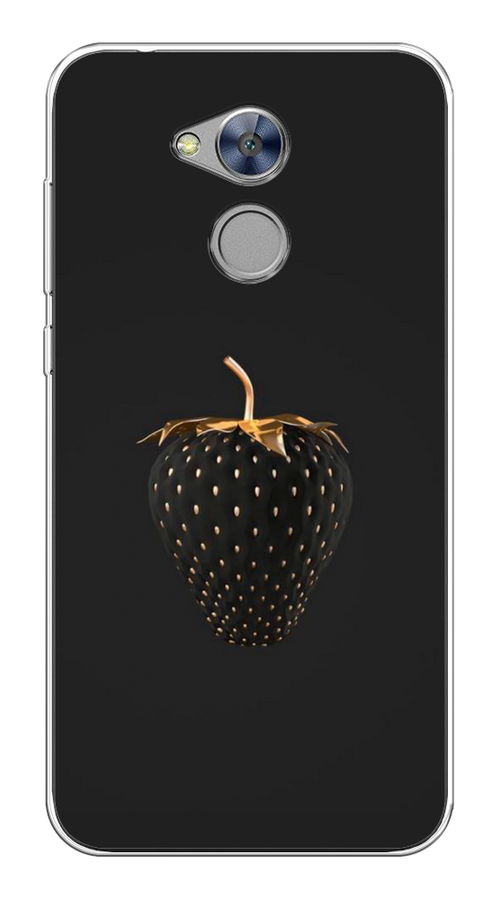 

Чехол Awog на Honor 6A "Черно-золотая клубника", Разноцветный, 63650-10