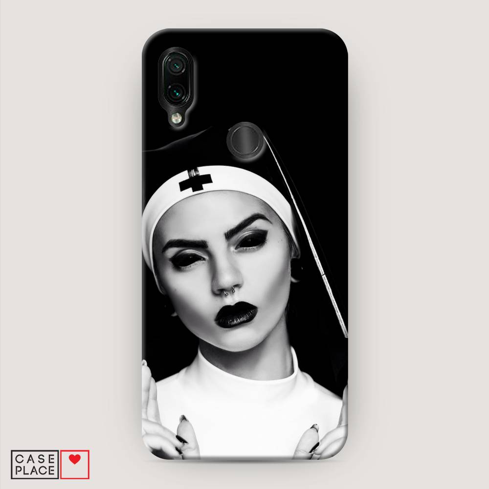 

Пластиковый чехол "Черная монашка" на Xiaomi Redmi 7, 35020-7