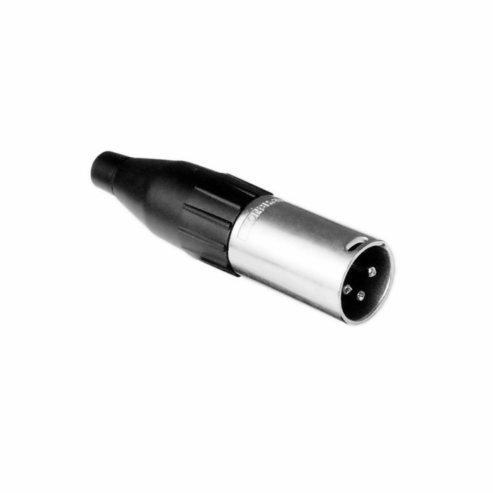 Кабельный разъем XLR-папа (male) 3pin Amphenol AC3MM