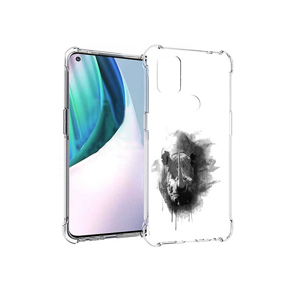 

Чехол MyPads Tocco для OnePlus Nord N10 5G носорог (PT227047.129.523), Прозрачный, Tocco